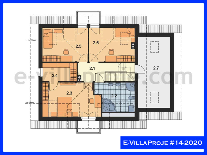 Ev Villa Proje #14 - 2020 Çelik Ev Projesi - Görsel 3