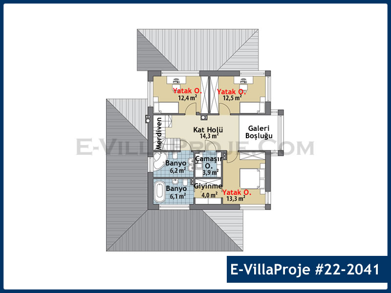 Ev Villa Proje #22 - 2041 Çelik Ev Projesi - Görsel 3
