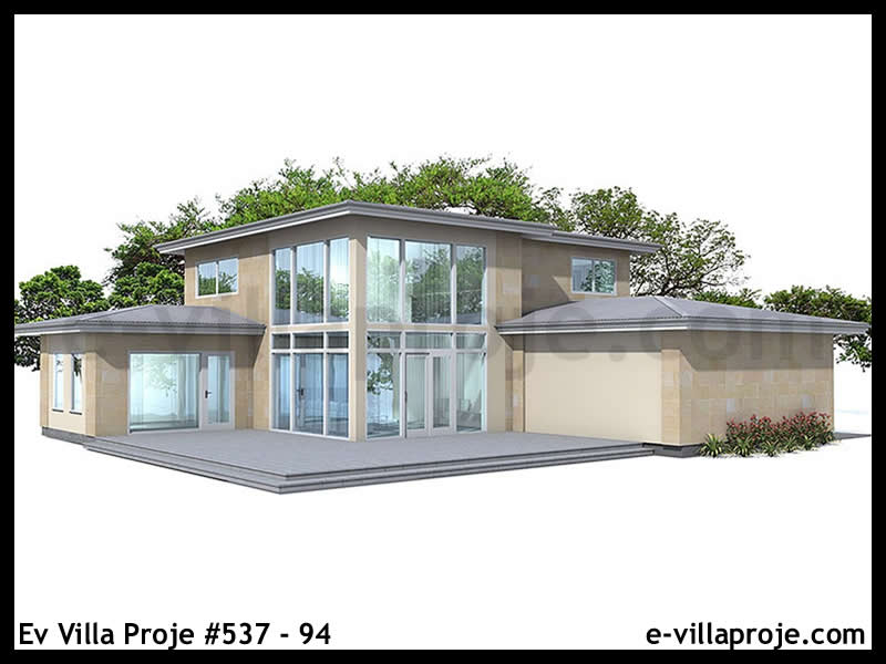 Ev Villa Proje #537 - 94 Çelik Villa Modeli