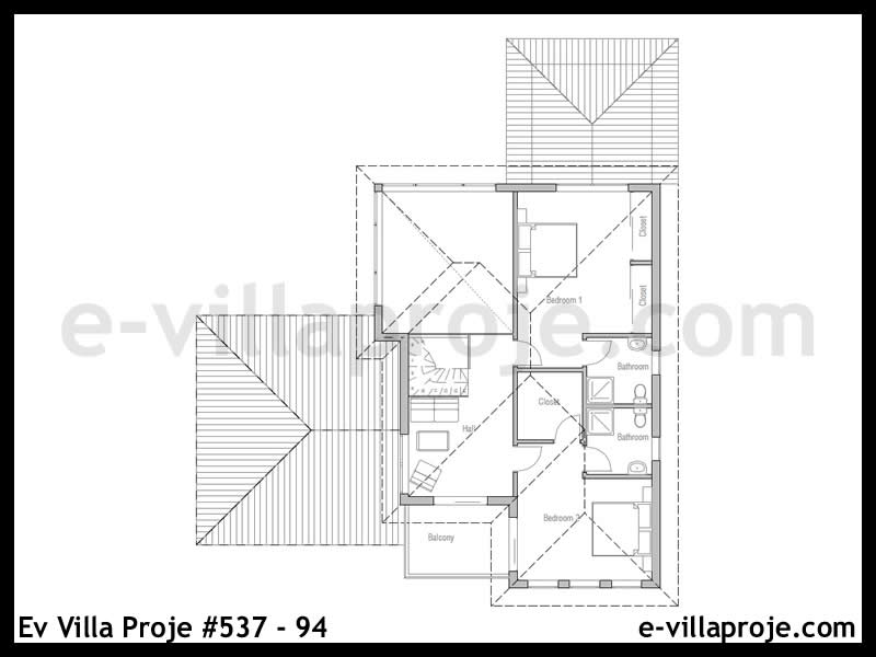 Ev Villa Proje #537 - 94 Çelik Ev Projesi - Görsel 3