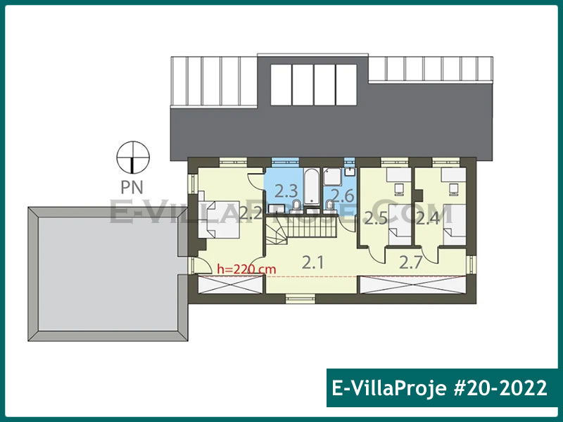 Ev Villa Proje #20 - 2022 Çelik Ev Projesi - Görsel 3