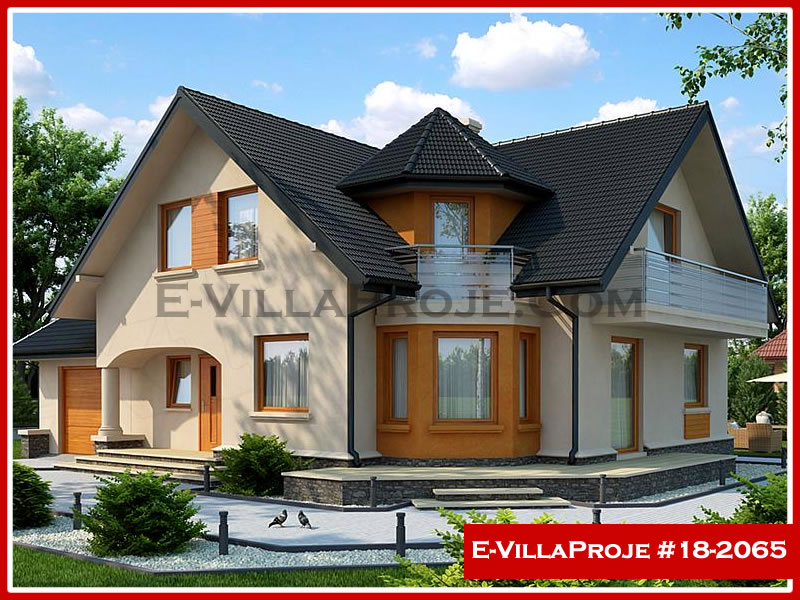 Ev Villa Proje #18 - 2065 Çelik Villa Projesi 3D Mimari Tasarımı