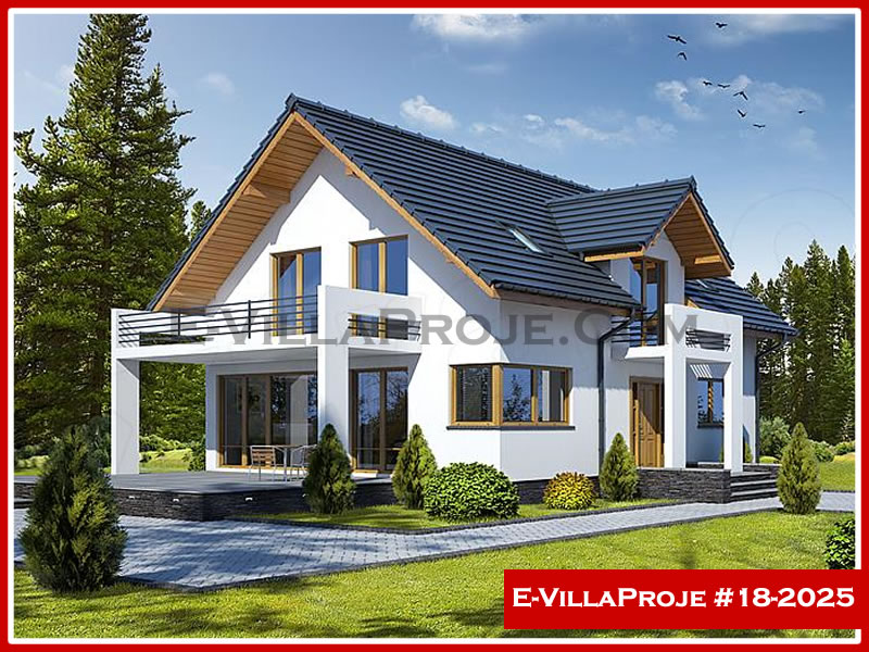 Ev Villa Proje #18 - 2025 Çelik Villa Projesi 3D Mimari Tasarımı