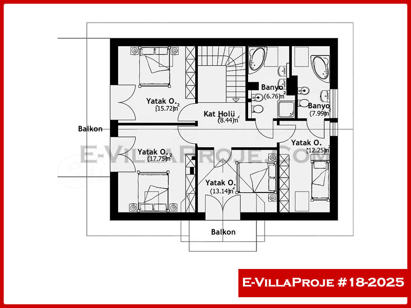 Ev Villa Proje #18 - 2025 Çelik Ev Projesi - Görsel 3