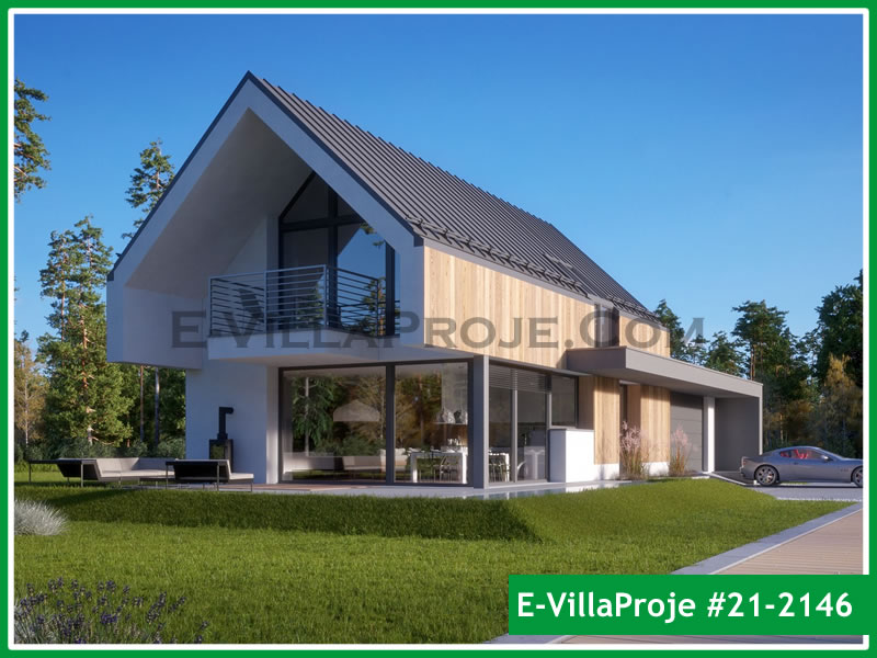 Ev Villa Proje #21 - 2146 Çelik Villa Modeli ve 3D Tasarımı