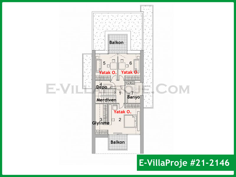 Ev Villa Proje #21 - 2146 Çelik Ev Projesi - Görsel 3