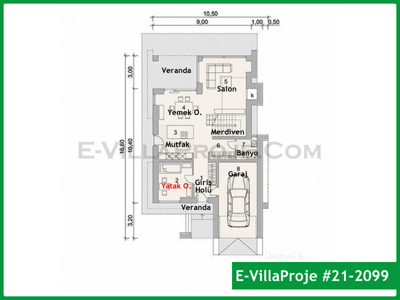 Ev Villa Proje #21 - 2099 Çelik Ev Projesi - Görsel 2