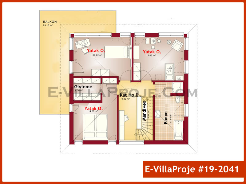 Ev Villa Proje #19 - 2041 Çelik Ev Projesi - Görsel 3