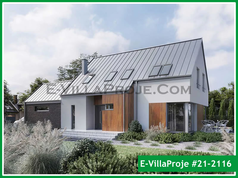 Ev Villa Proje #21 - 2116 Çelik Villa Modeli ve 3D Tasarımı