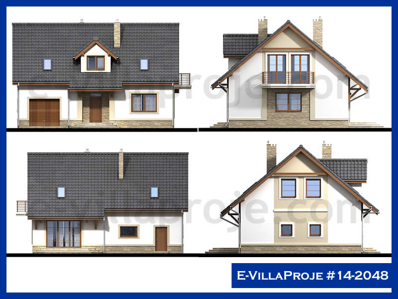 Ev Villa Proje #14 - 2048 Çelik Ev Projesi - Görsel 5