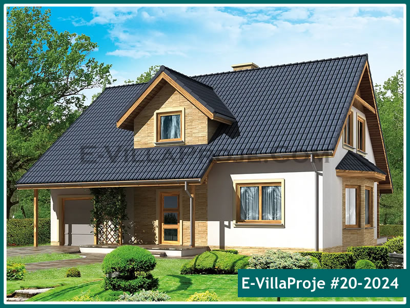 Ev Villa Proje #20 - 2024 Çelik Villa Projesi 3D Mimari Tasarımı