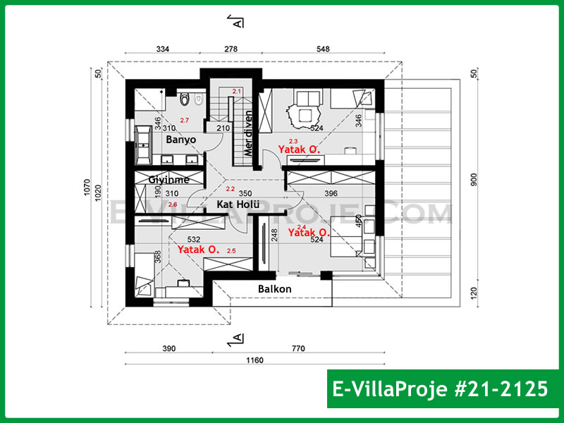 Ev Villa Proje #21 - 2125 Çelik Ev Projesi - Görsel 3