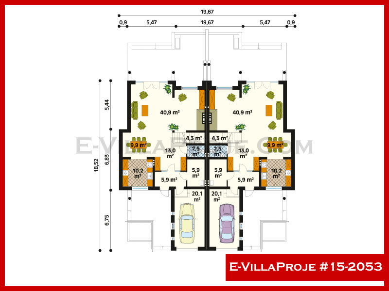 Ev Villa Proje #15 - 2053 Çelik Ev Projesi - Görsel 2