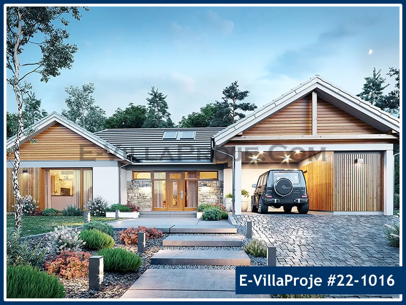 Ev Villa Proje #22 - 1016 Çelik Villa Modeli ve 3D Tasarımı