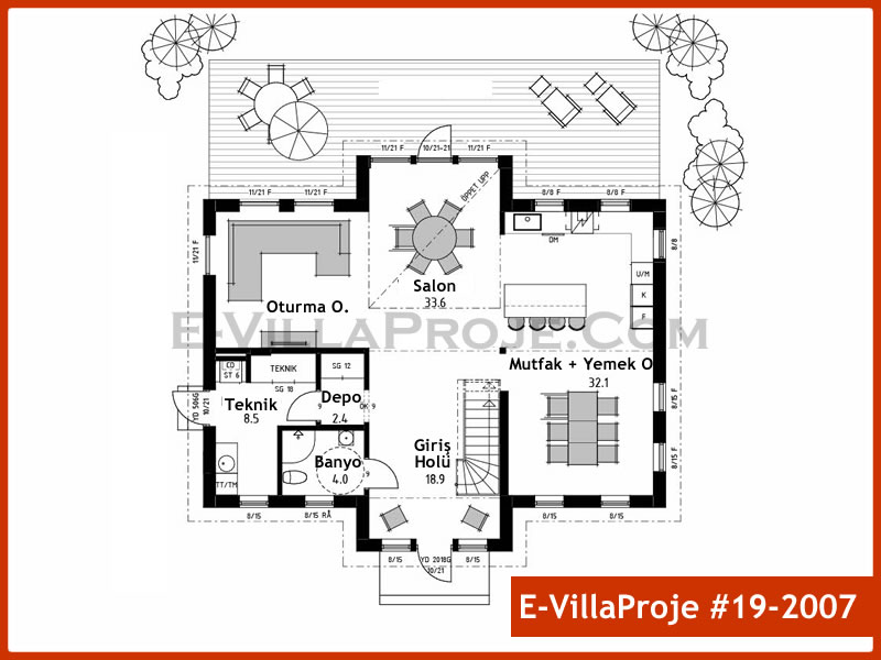 Ev Villa Proje #19 - 2007 Çelik Ev Projesi - Görsel 2