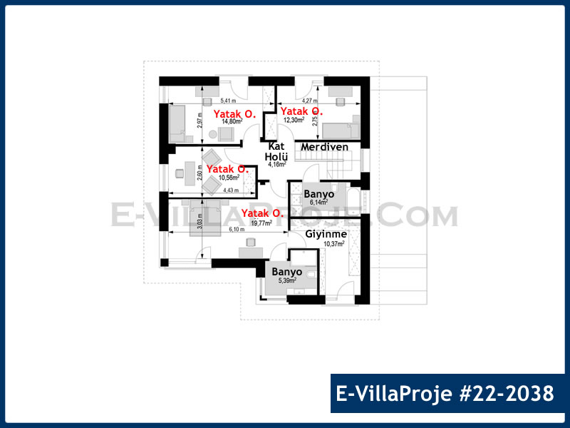 Ev Villa Proje #22 - 2038 Çelik Ev Projesi - Görsel 3
