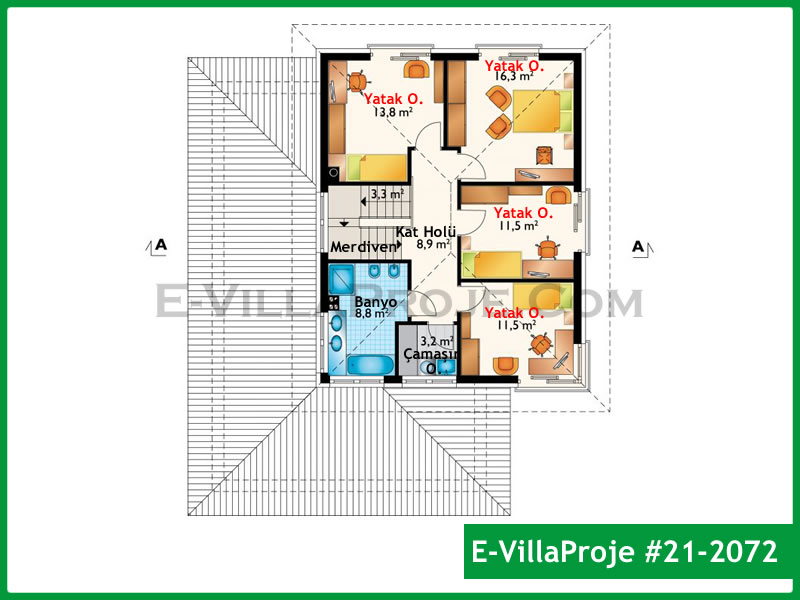 Ev Villa Proje #21 - 2072 Çelik Ev Projesi - Görsel 3