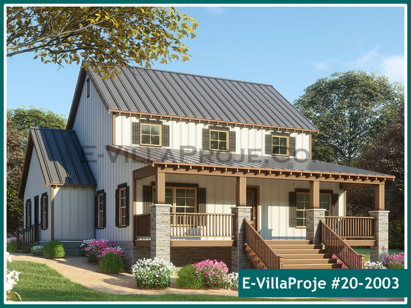 Ev Villa Proje #20 - 2003 Villa Modeli ve 3D Tasarımı