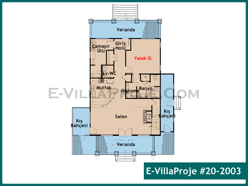 Ev Villa Proje #20 - 2003 Çelik Ev Projesi - Görsel 2