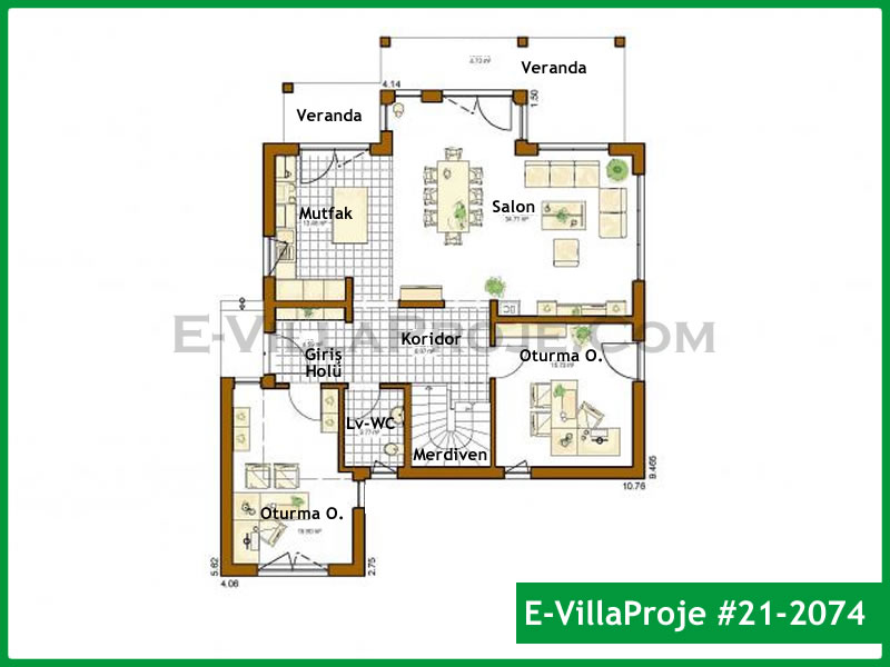 Ev Villa Proje #21 - 2074 Çelik Ev Projesi - Görsel 2