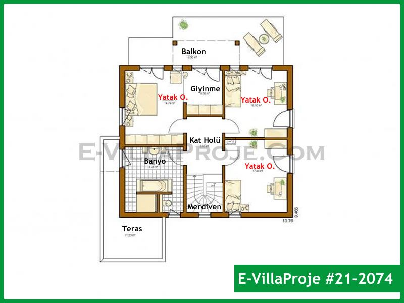 Ev Villa Proje #21 - 2074 Çelik Ev Projesi - Görsel 3