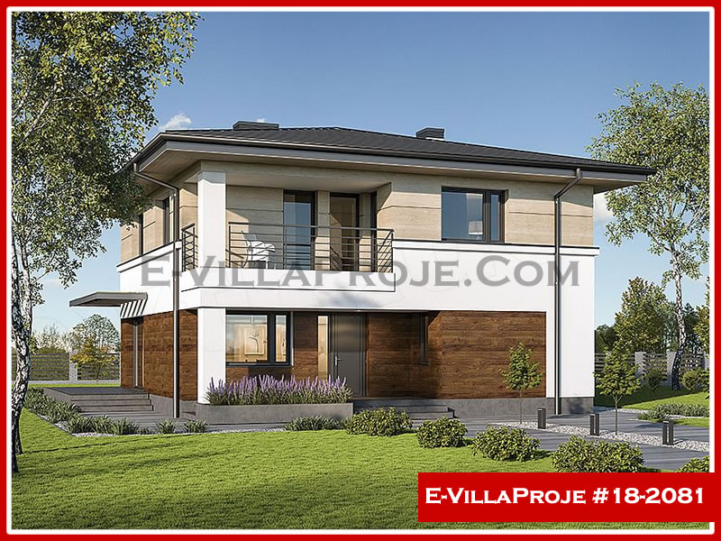 Ev Villa Proje #18 - 2081 Çelik Villa Projesi 3D Mimari Tasarımı
