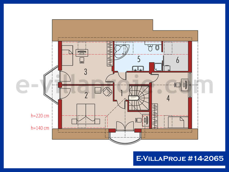 Ev Villa Proje #14 - 2065 Çelik Ev Projesi - Görsel 3