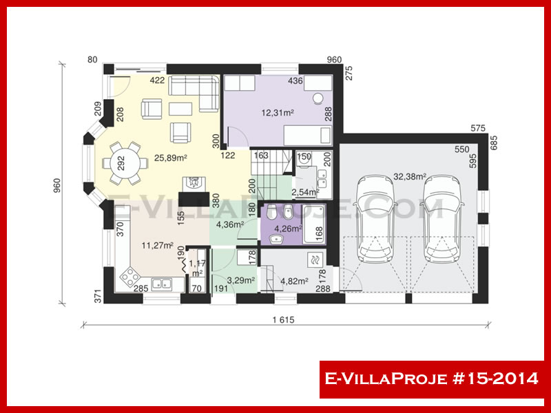 Ev Villa Proje #15 - 2014 Çelik Ev Projesi - Görsel 2