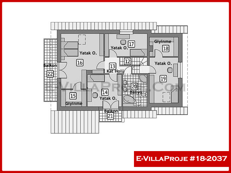 Ev Villa Proje #18 - 2037 Çelik Ev Projesi - Görsel 3