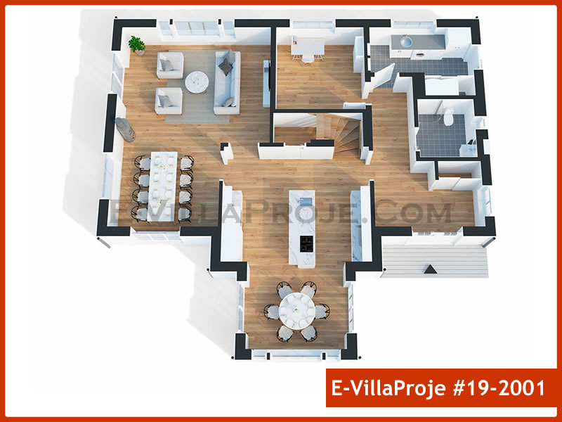 Ev Villa Proje #19 - 2001 Çelik Ev Projesi - Görsel 10