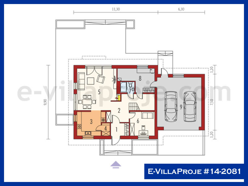Ev Villa Proje #14 - 2081 Çelik Ev Projesi - Görsel 2