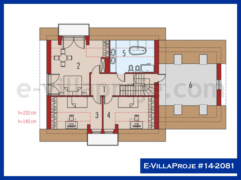 Ev Villa Proje #14 - 2081 Çelik Ev Projesi - Görsel 3