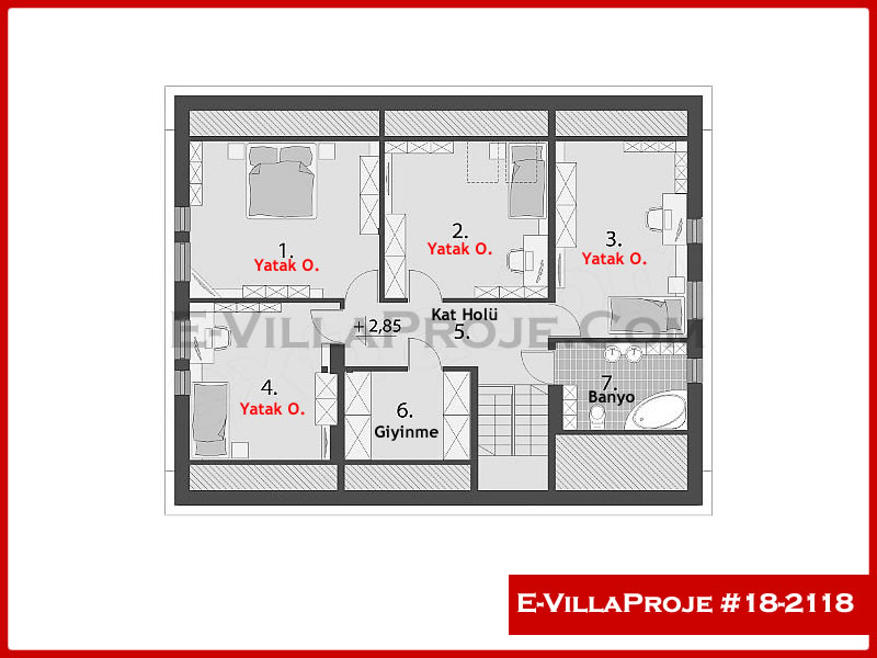 Ev Villa Proje #18 - 2118 Çelik Ev Projesi - Görsel 3