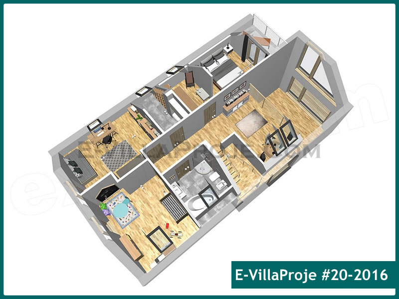 Ev Villa Proje #20 - 2016 Çelik Ev Projesi - Görsel 8