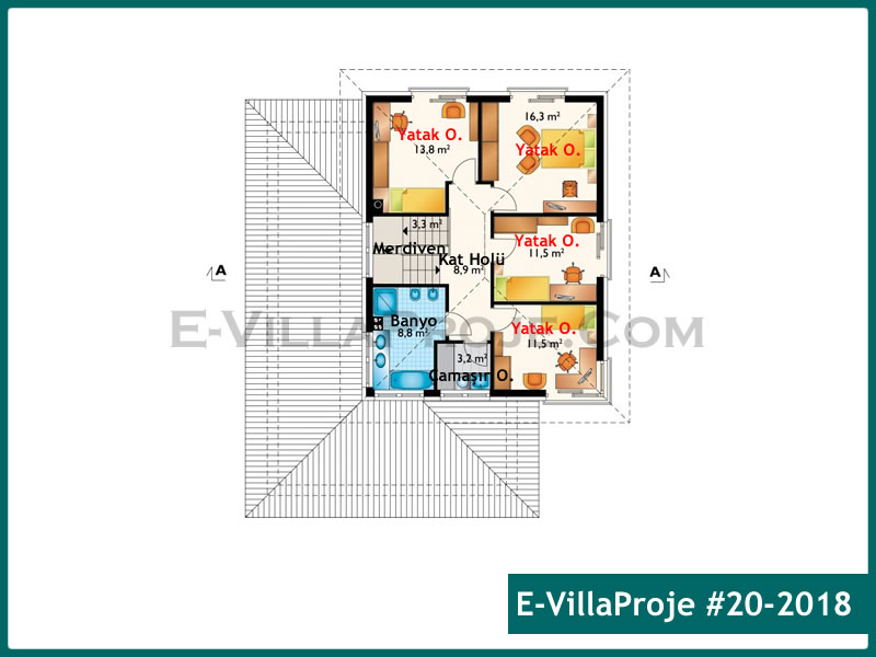 Ev Villa Proje #20 - 2018 Çelik Ev Projesi - Görsel 3