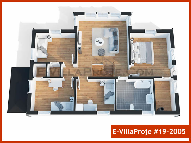 Ev Villa Proje #19 - 2005 Çelik Ev Projesi - Görsel 11