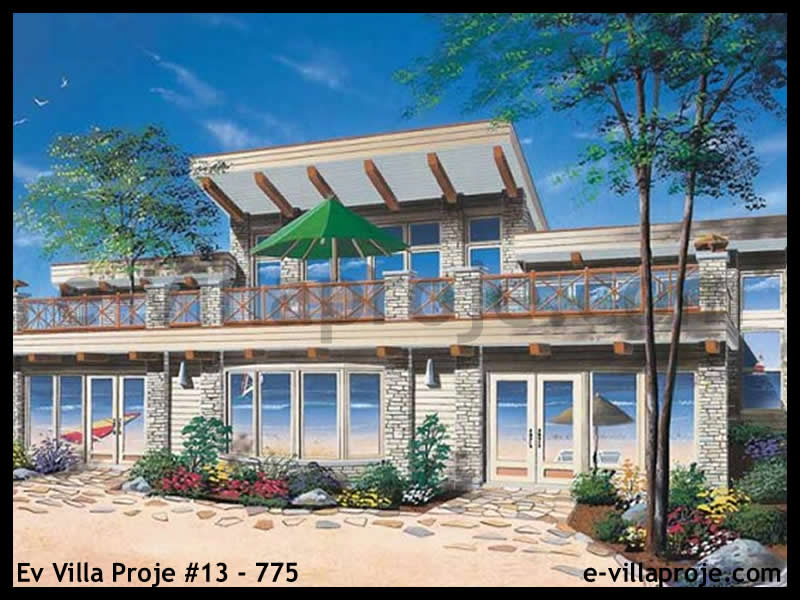 Ev Villa Proje #13 - 775 Çelik Villa Modeli ve 3D Tasarımı