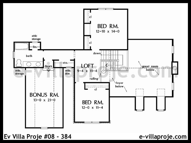 Ev Villa Proje #08 - 384 Çelik Ev Projesi - Görsel 3