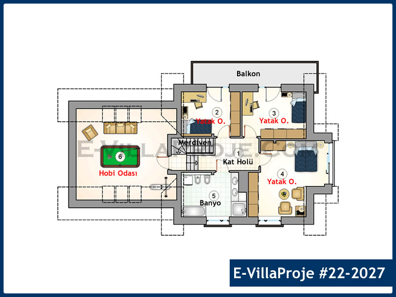 Ev Villa Proje #22 - 2027 Çelik Ev Projesi - Görsel 3