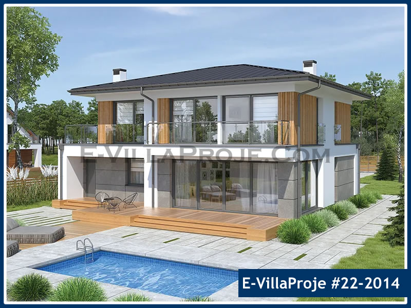 Ev Villa Proje #22 - 2014 Çelik Villa Modeli ve 3D Tasarımı