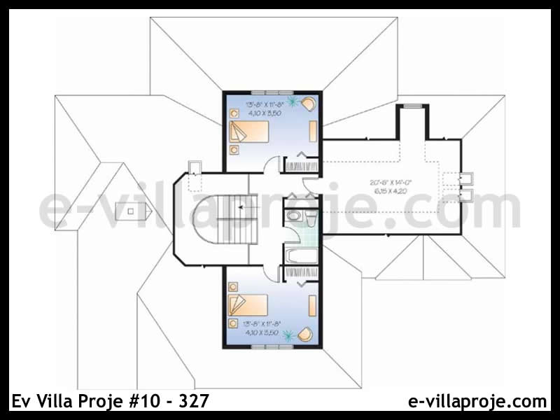 Ev Villa Proje #10 - 327 Çelik Ev Projesi - Görsel 3