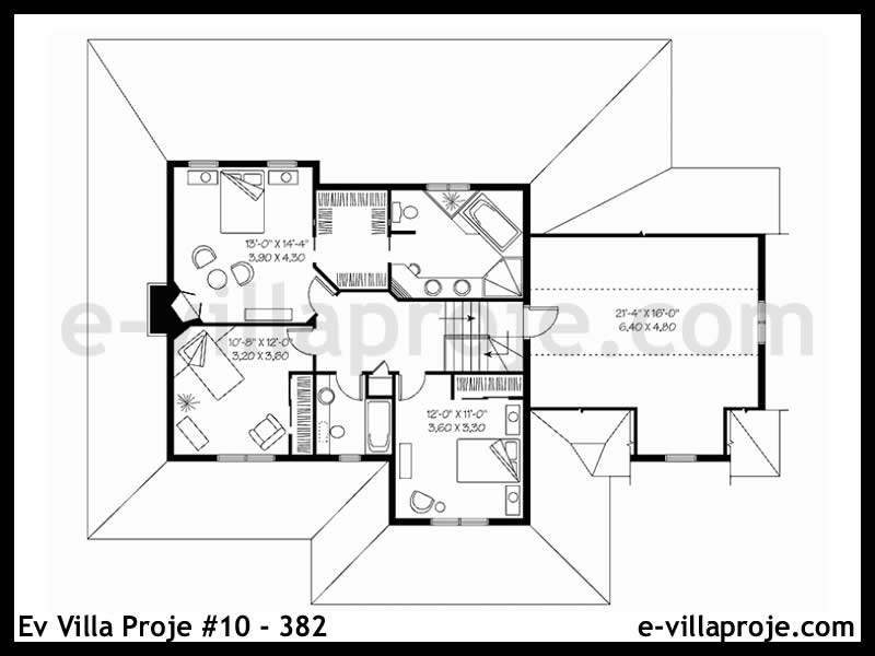 Ev Villa Proje #10 - 382 Çelik Ev Projesi - Görsel 3