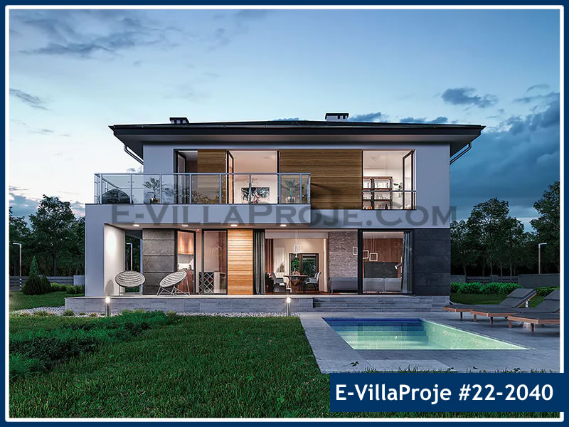 Ev Villa Proje #22 - 2040 Çelik Ev Projesi - Görsel 9