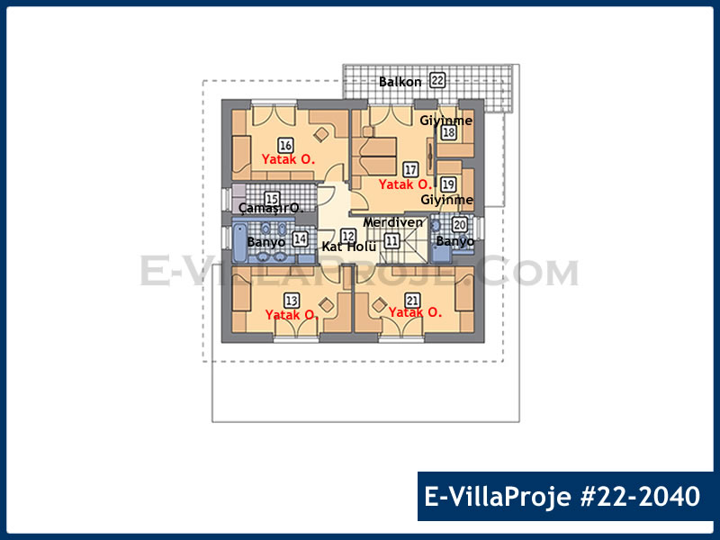 Ev Villa Proje #22 - 2040 Çelik Ev Projesi - Görsel 3