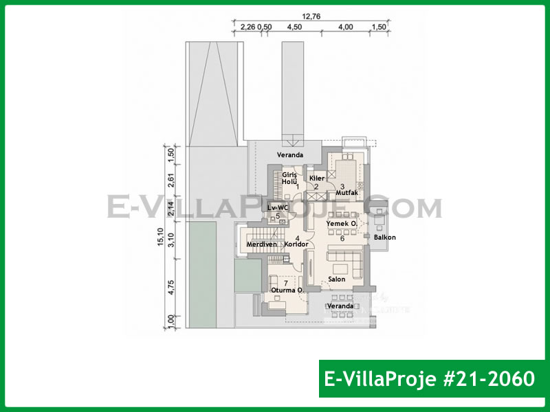 Ev Villa Proje #21 - 2060 Çelik Ev Projesi - Görsel 2