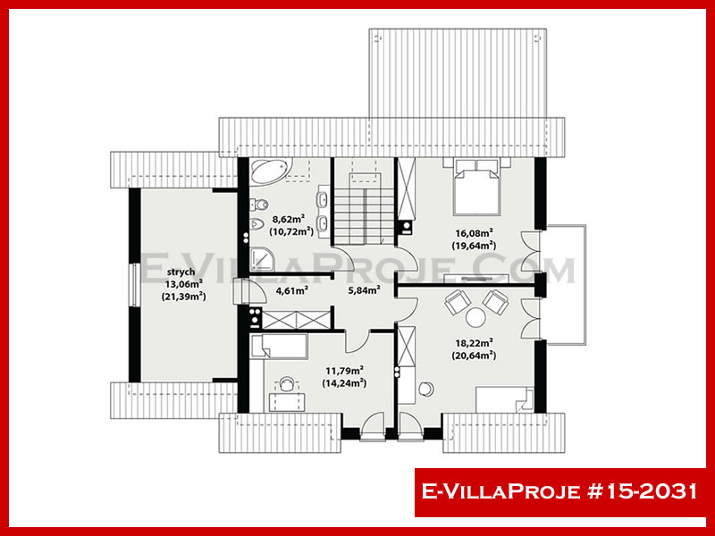 Ev Villa Proje #15 - 2031 Çelik Ev Projesi - Görsel 3