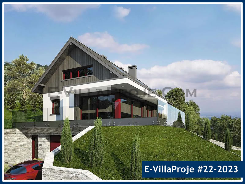 Ev Villa Proje #22 - 2023 Çelik Villa Modeli ve 3D Tasarımı