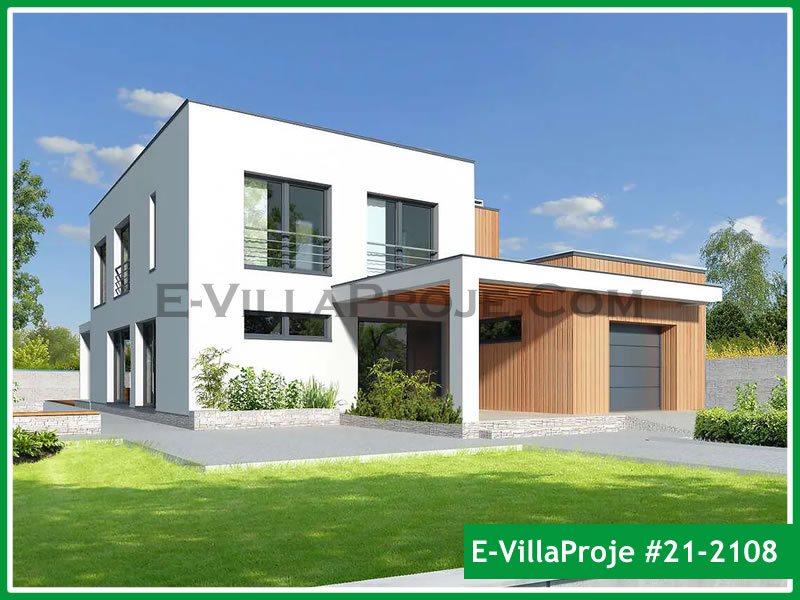 Ev Villa Proje #21 - 2108 Çelik Villa Modeli ve 3D Tasarımı