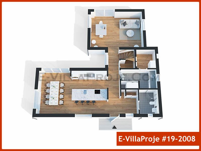 Ev Villa Proje #19 - 2008 Çelik Ev Projesi - Görsel 11