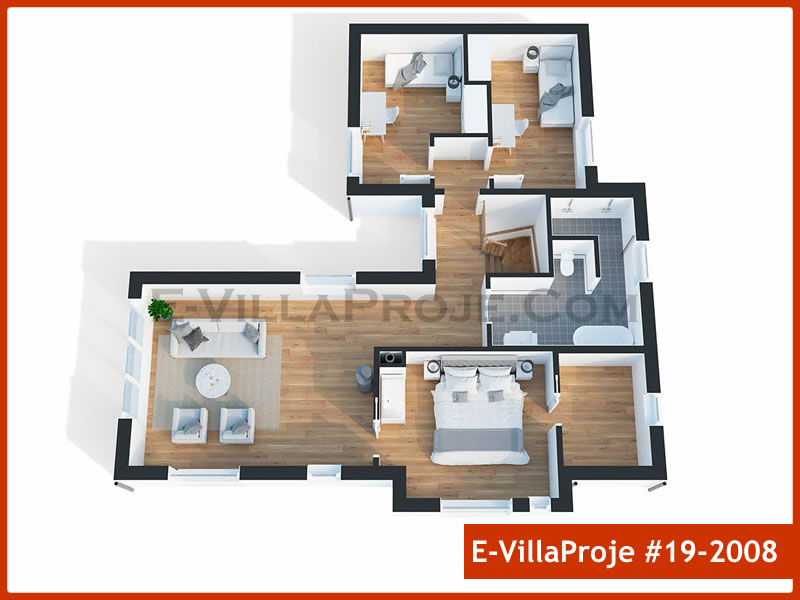 Ev Villa Proje #19 - 2008 Çelik Ev Projesi - Görsel 12